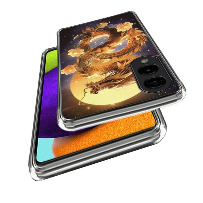 Coque Samsung Galaxy S25 Edge Dragon d'Or