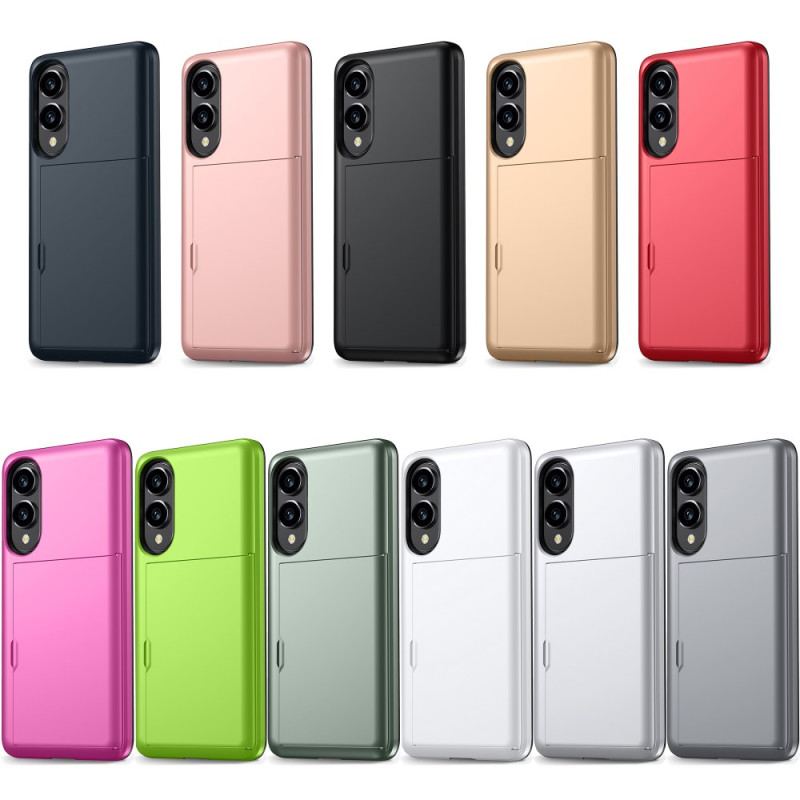 Coque Samsung Galaxy S25 Edge Porte-Cartes Coulissant