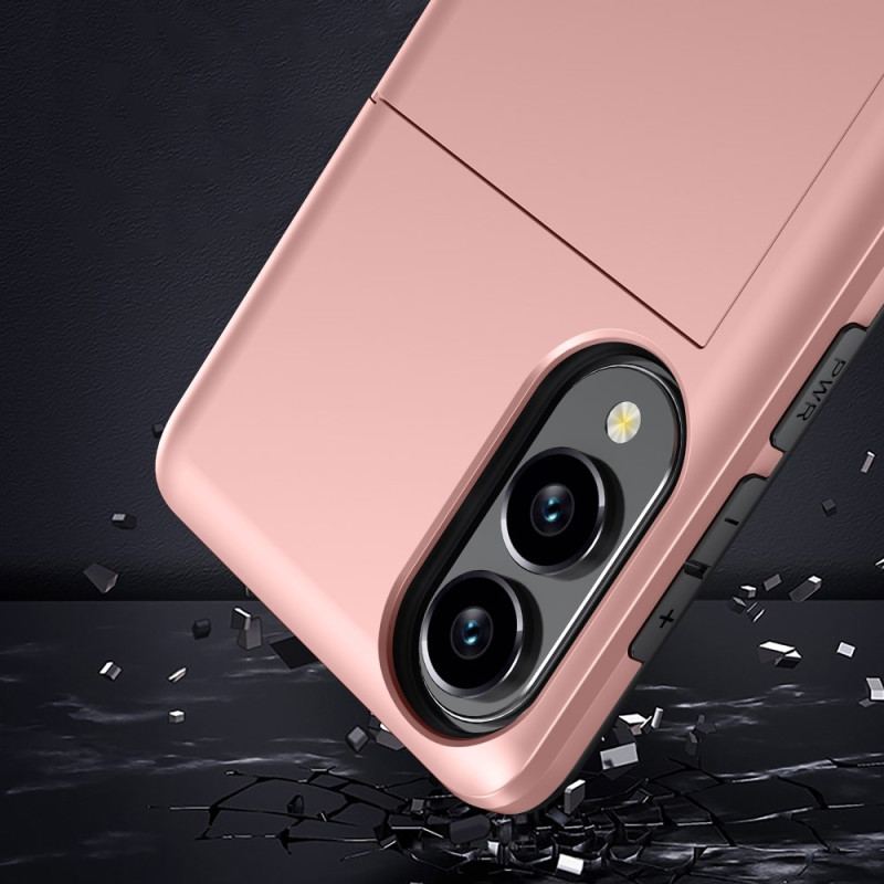 Coque Samsung Galaxy S25 Edge Porte-Cartes Coulissant