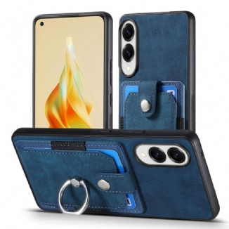 Coque Samsung Galaxy S25 Edge Porte-Cartes et Anneau-Support