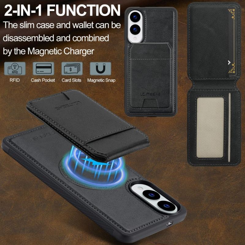 Coque Samsung Galaxy S25 Edge Porte-Cartes Magnétique Détachable