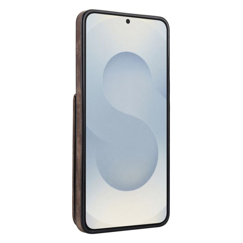 Coque Samsung Galaxy S25 Edge Portefeuille Zippé et Technologie RFID