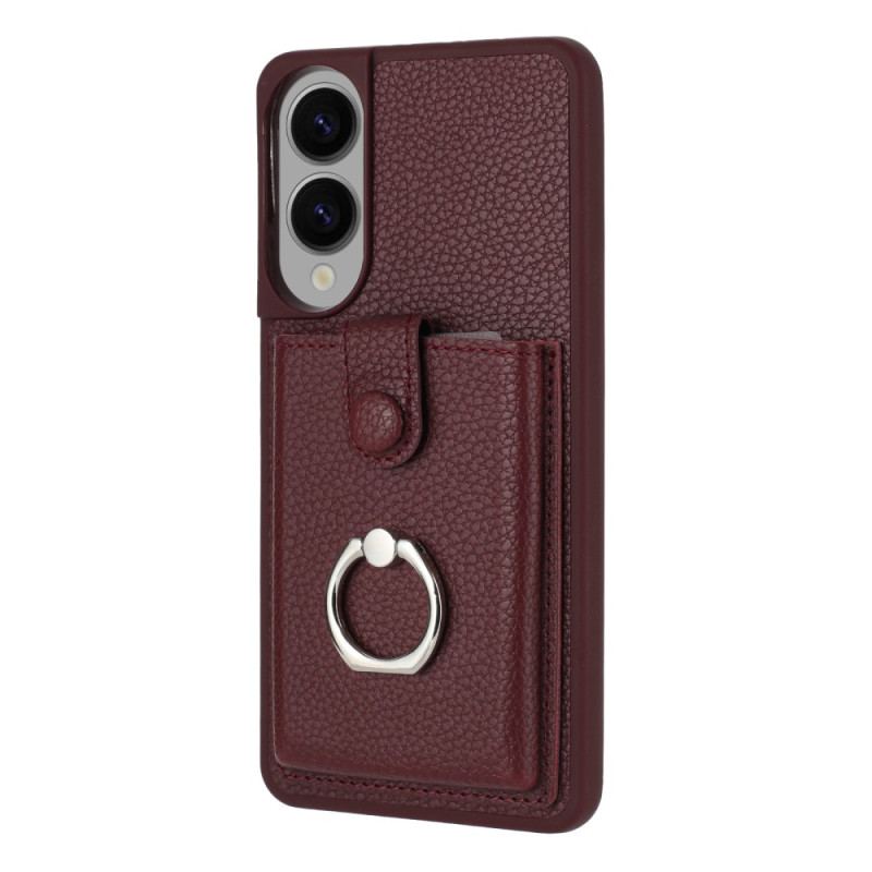 Coque Samsung Galaxy S25 Edge Support-Anneau et Porte-cartes