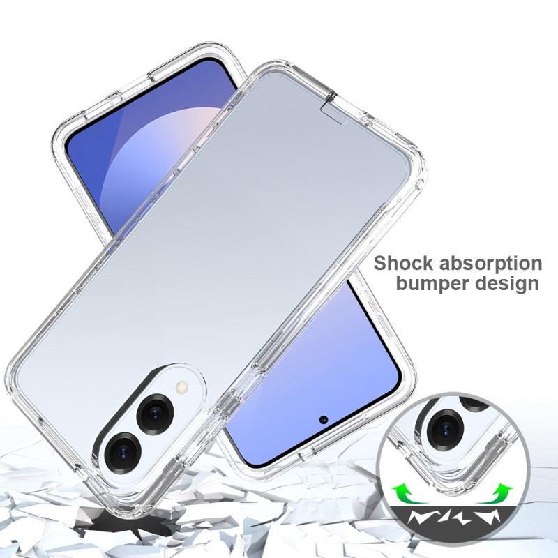 Coque Samsung Galaxy S25 Edge transparente 2-en-1