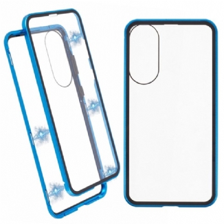 Coque Samsung Galaxy S25 Edge Verre Trempé et Cadre Magnétique