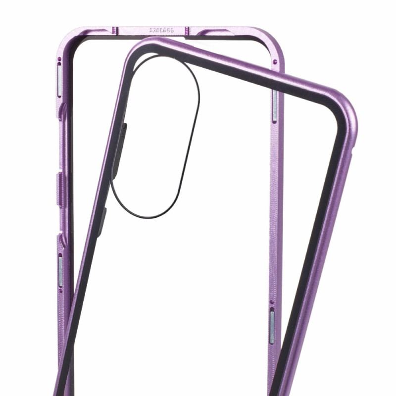 Coque Samsung Galaxy S25 Edge Verre Trempé et Cadre Magnétique