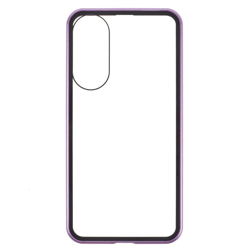 Coque Samsung Galaxy S25 Edge Verre Trempé et Cadre Magnétique