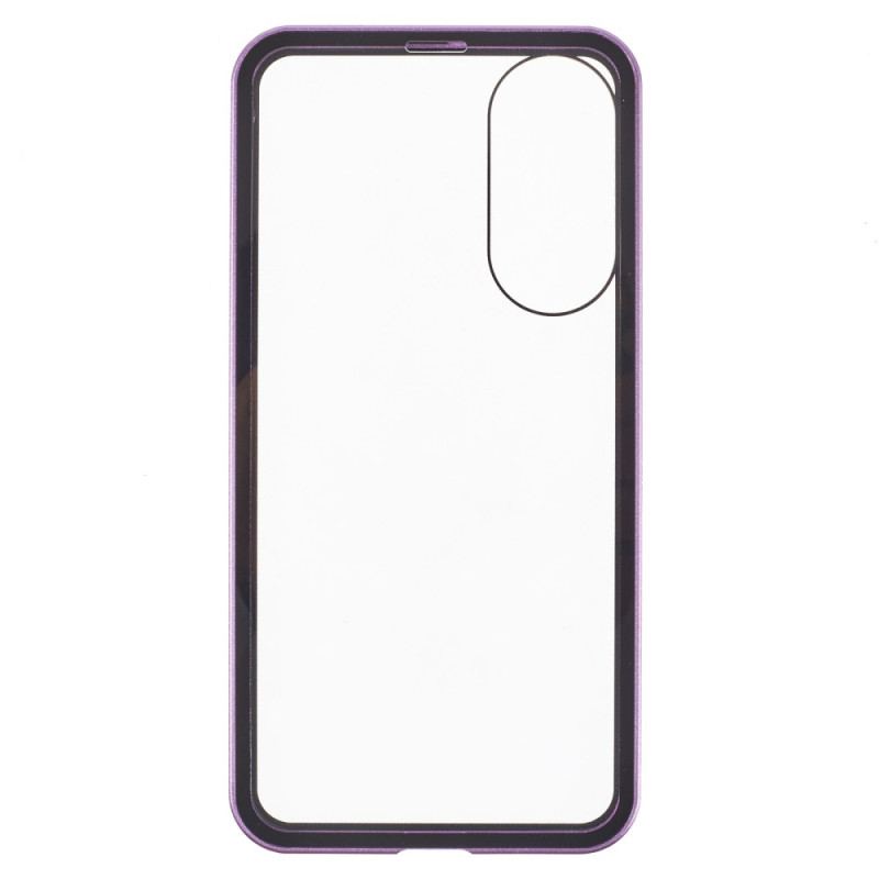 Coque Samsung Galaxy S25 Edge Verre Trempé et Cadre Magnétique