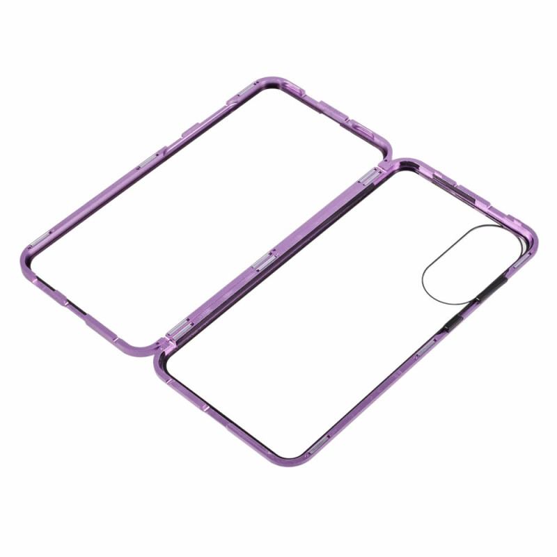Coque Samsung Galaxy S25 Edge Verre Trempé et Cadre Magnétique