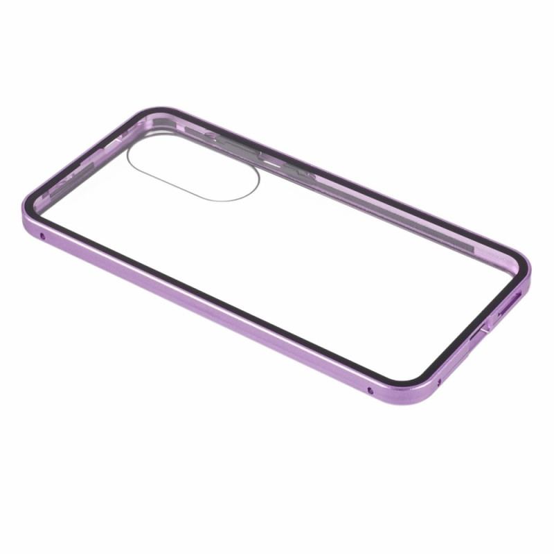 Coque Samsung Galaxy S25 Edge Verre Trempé et Cadre Magnétique