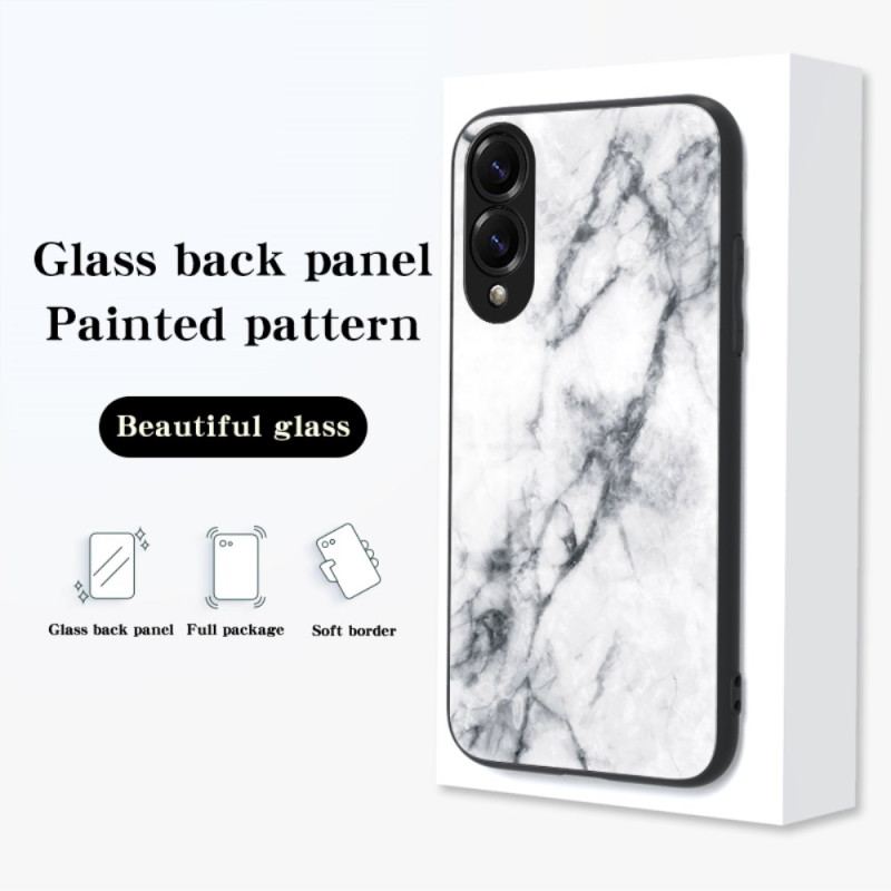 Coque Samsung Galaxy S25 Edge Verre Trempé Marbre