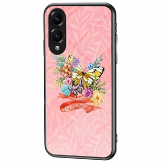 Coque Samsung Galaxy S25 Edge Verre Trempé Papillons