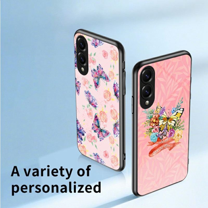 Coque Samsung Galaxy S25 Edge Verre Trempé Papillons