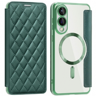 Flip Cover Samsung Galaxy S25 Edge Compatible MagSafe Matelassée