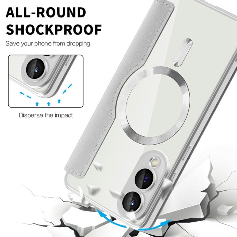 Flip Cover Samsung Galaxy S25 Edge Compatible MagSafe Matelassée