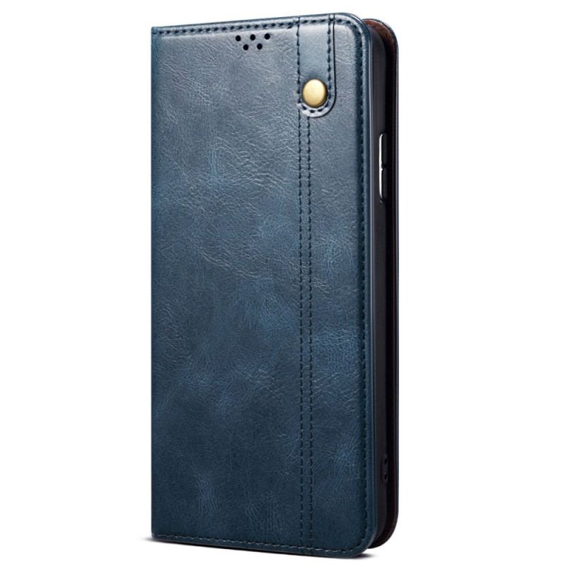 Flip Cover Samsung Galaxy S25 Edge Simili Cuir Ciré
