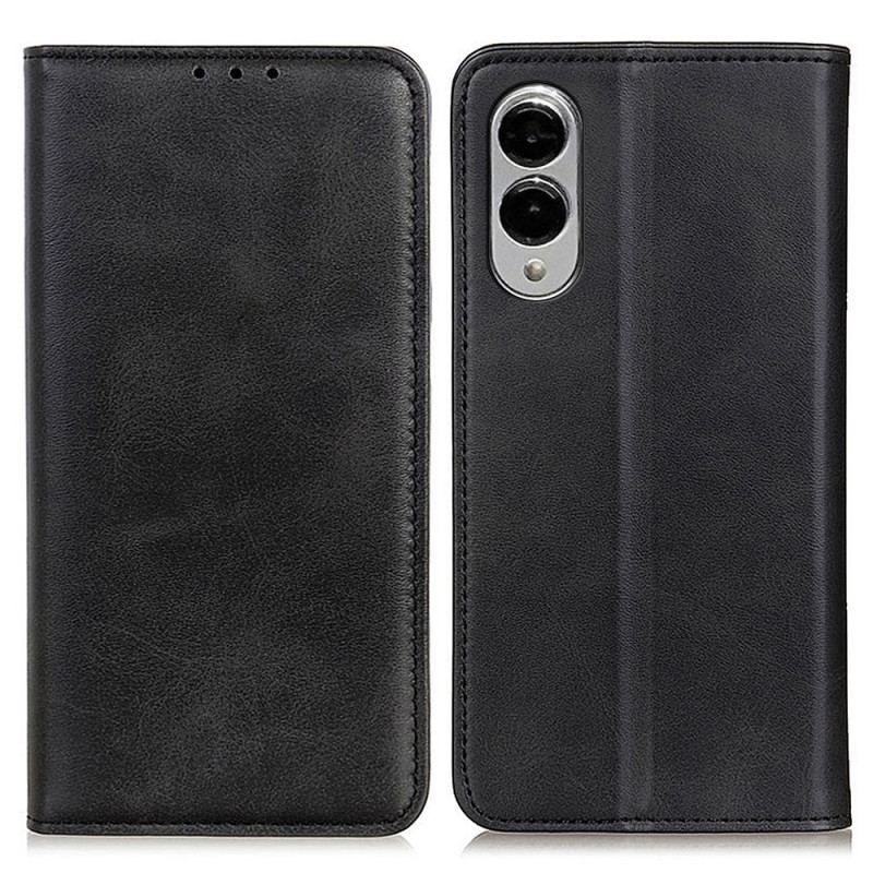 Flip Cover Samsung Galaxy S25 Edge Texture Cuir