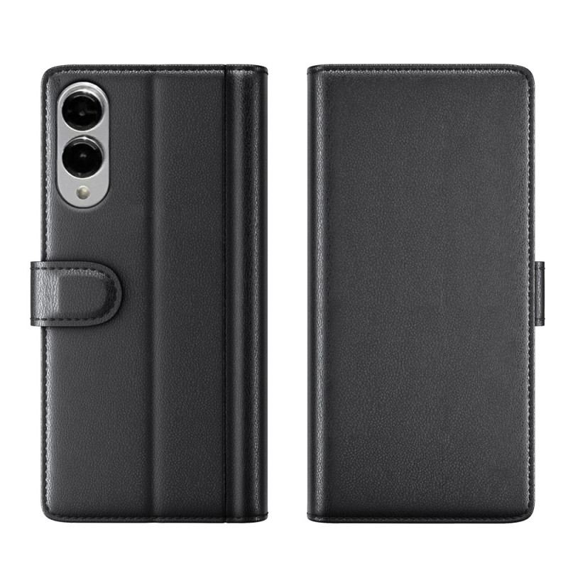 Housse Samsung Galaxy S25 Edge Cuir Véritable