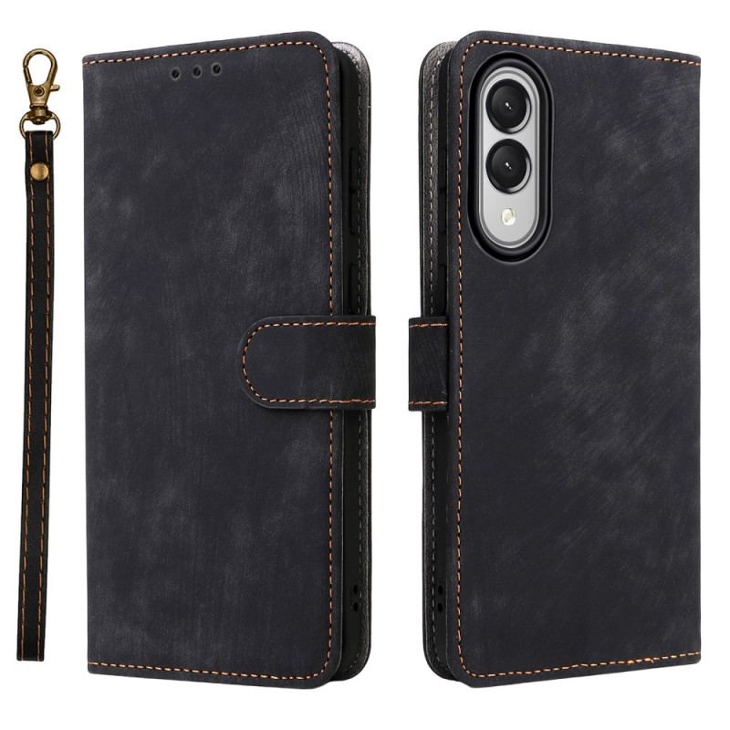 Housse Samsung Galaxy S25 Edge Fonction RFID avec Lanière