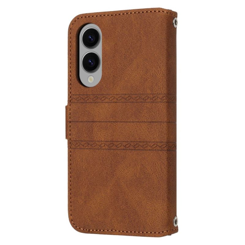 Housse Samsung Galaxy S25 Edge Frise à Lanière