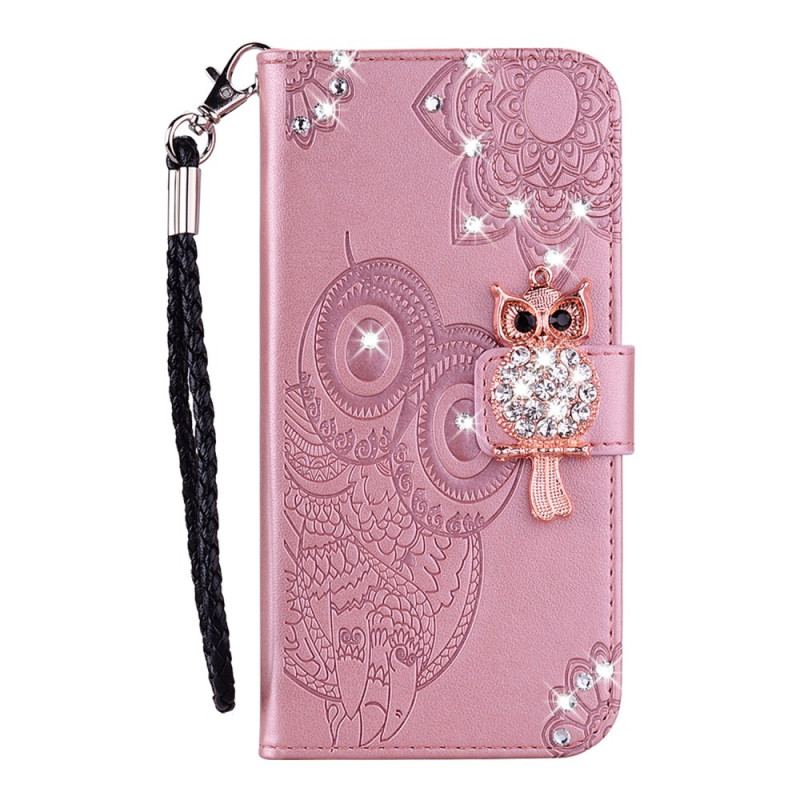 Housse Samsung Galaxy S25 Edge Hibou et Breloque
