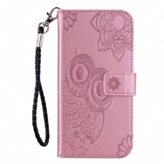 Housse Samsung Galaxy S25 Edge Hibous et Lanière