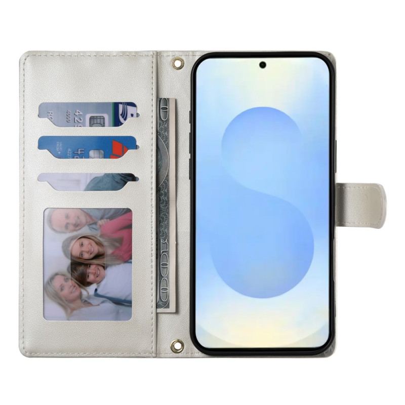 Housse Samsung Galaxy S25 Edge Matelassée avec Lanière et Bandoulière