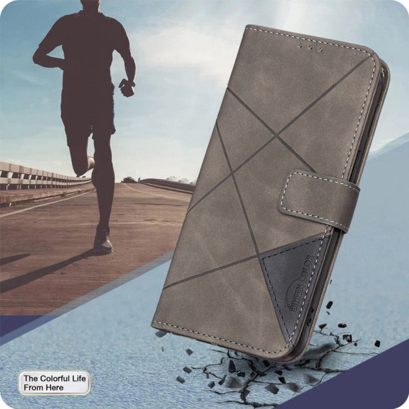 Housse Samsung Galaxy S25 Edge Motif Géométrique BINFEN COLOR