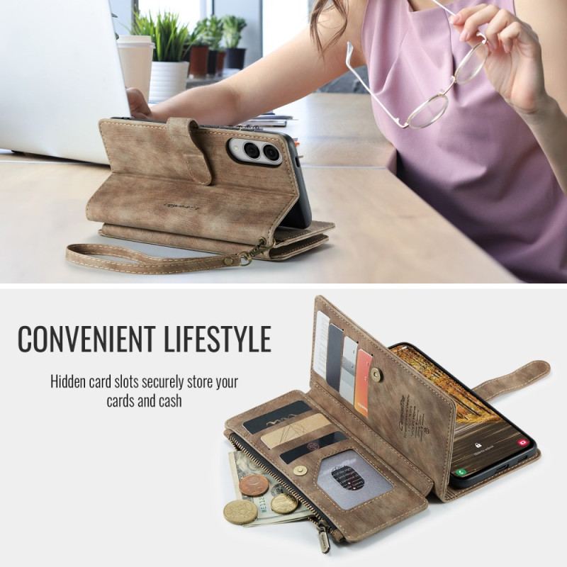 Housse Samsung Galaxy S25 Edge Portefeuille CASEME