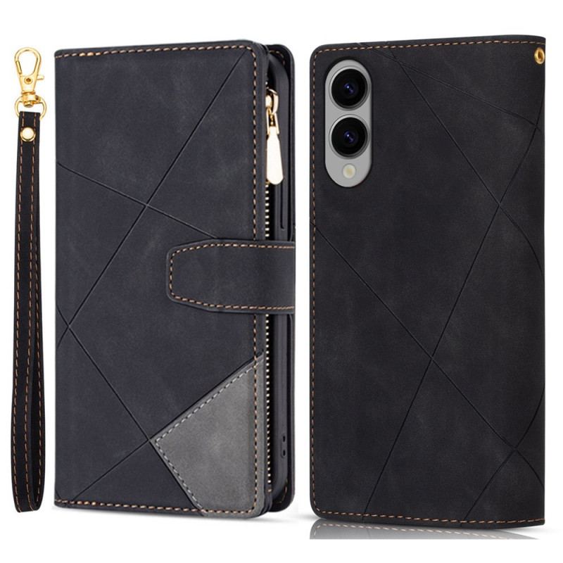 Housse Samsung Galaxy S25 Edge Portefeuille Design Losanges