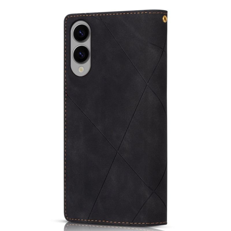 Housse Samsung Galaxy S25 Edge Portefeuille Design Losanges