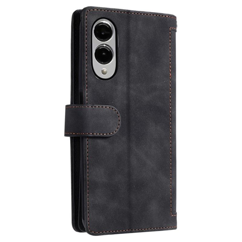 Housse Samsung Galaxy S25 Edge Portefeuille à Glissière