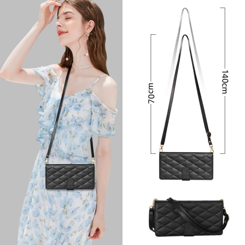 Housse Samsung Galaxy S25 Edge Portefeuille Matelassé