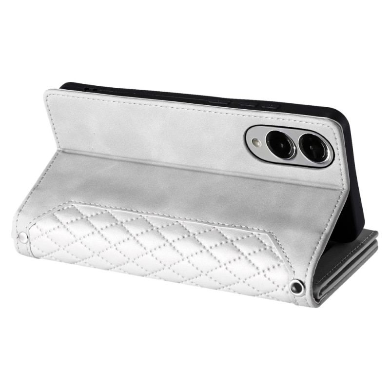 Housse Samsung Galaxy S25 Edge Portefeuille Matelassé