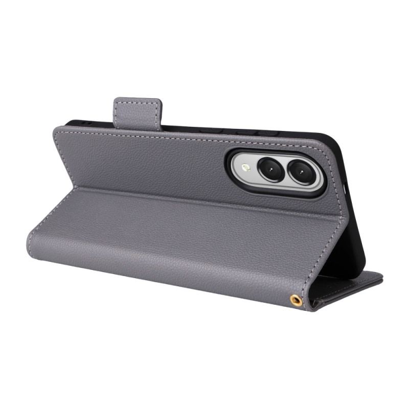 Housse Samsung Galaxy S25 Edge Simili Cuir à Lanière