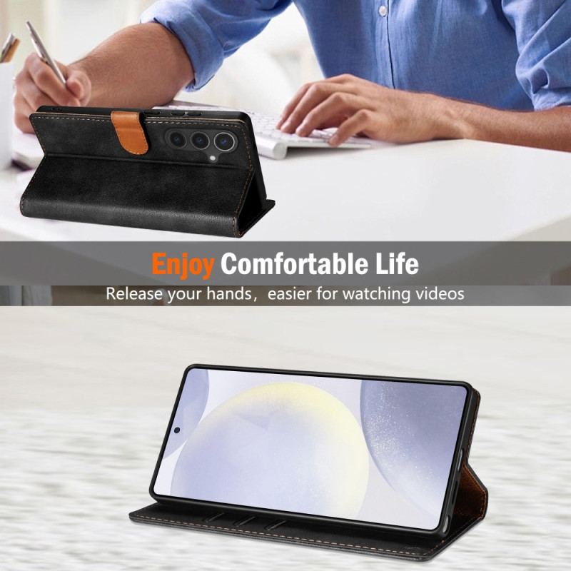 Housse Samsung Galaxy S25 Edge Style Vintage N.BEKUS