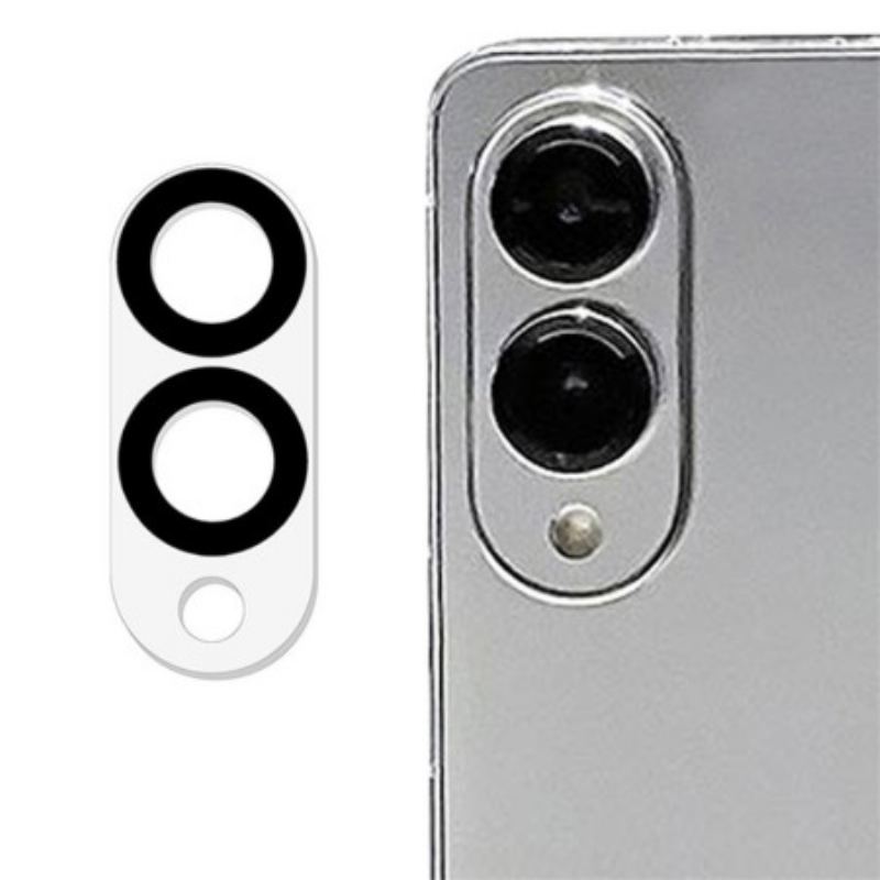 Lentille de Protection en Verre Trempé pour Samsung Galaxy S25 Edge (design circulaire noir)