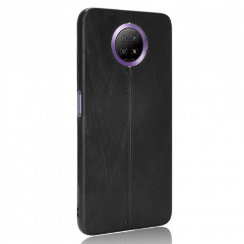 Coque Xiaomi Redmi Note 9 5G / Redmi Note 9T 5G Effet Cuir Couture
