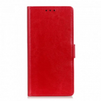 Housse Xiaomi Redmi Note 9 5G  / Note 9T 5G Effet Cuir Brillant Simple