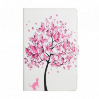 Housse Samsung Galaxy Tab A7 (2020) Arbre et Chat