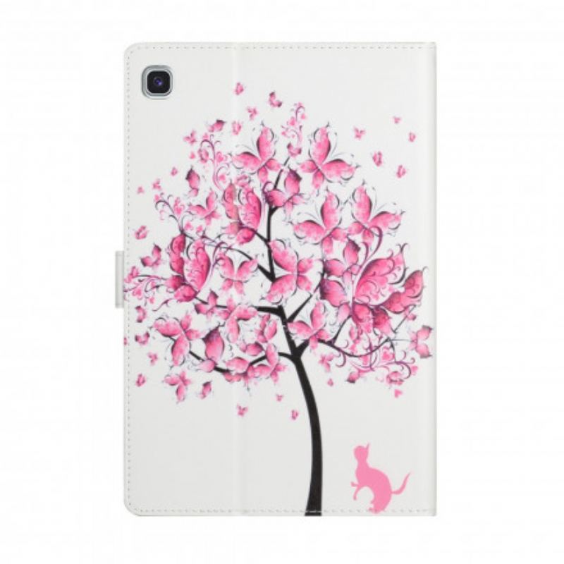 Housse Samsung Galaxy Tab A7 (2020) Arbre et Chat
