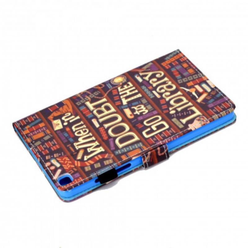 Housse Samsung Galaxy Tab A7 (2020) Bibliothèque
