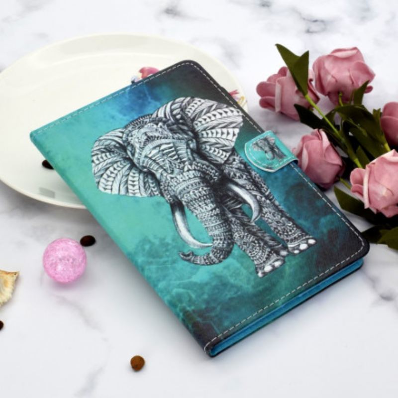 Housse Samsung Galaxy Tab A7 (2020) Éléphant Tribal