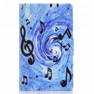 Housse Samsung Galaxy Tab A7 (2020) Notes de Musique