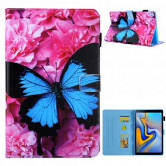 Housse Samsung Galaxy Tab A7 (2020) Papillon Floral
