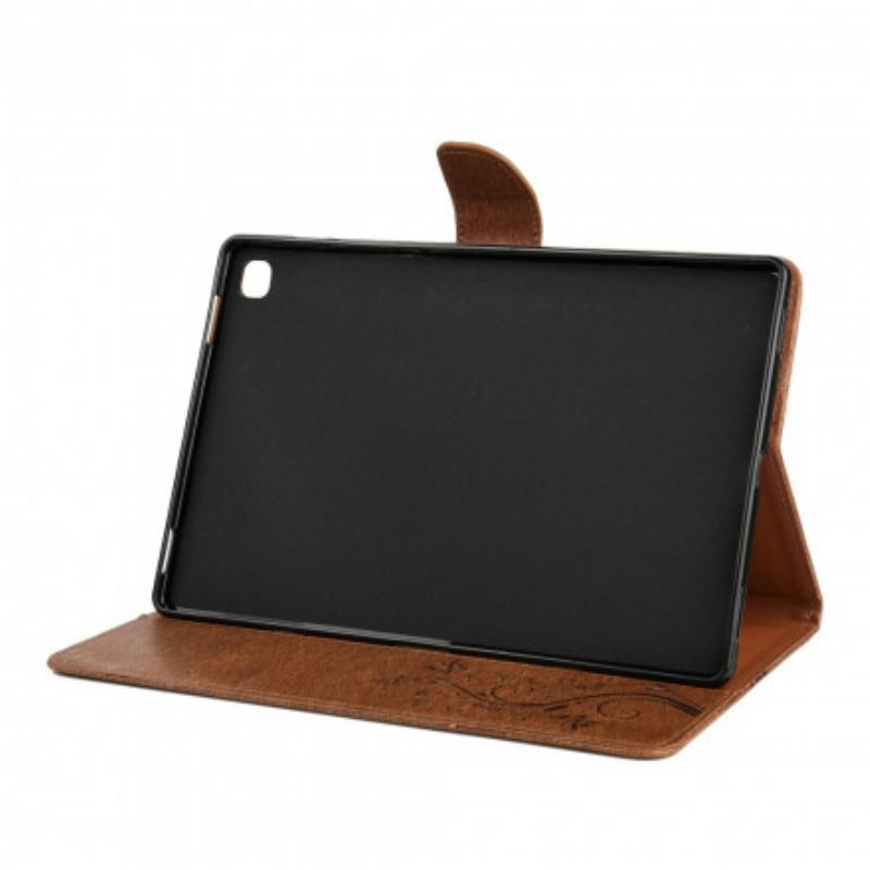 Housse Samsung Galaxy Tab A7 (2020) Papillons Floraux