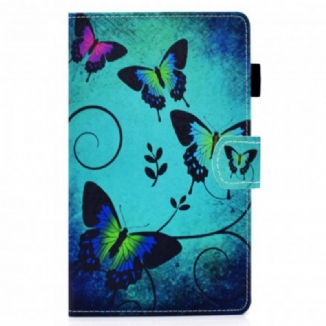 Housse Samsung Galaxy Tab A7 (2020) Papillons Uniques