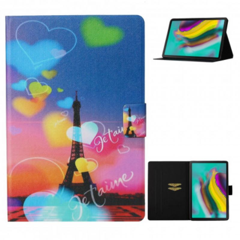 Housse Samsung Galaxy Tab A7 (2020) Paris Je t'Aime