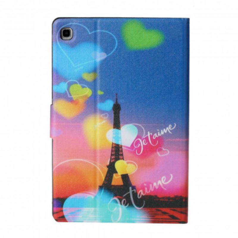 Housse Samsung Galaxy Tab A7 (2020) Paris Je t'Aime