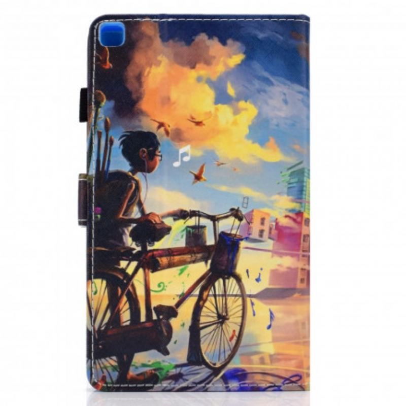 Housse Samsung Galaxy Tab A7 (2020) Vélo Art